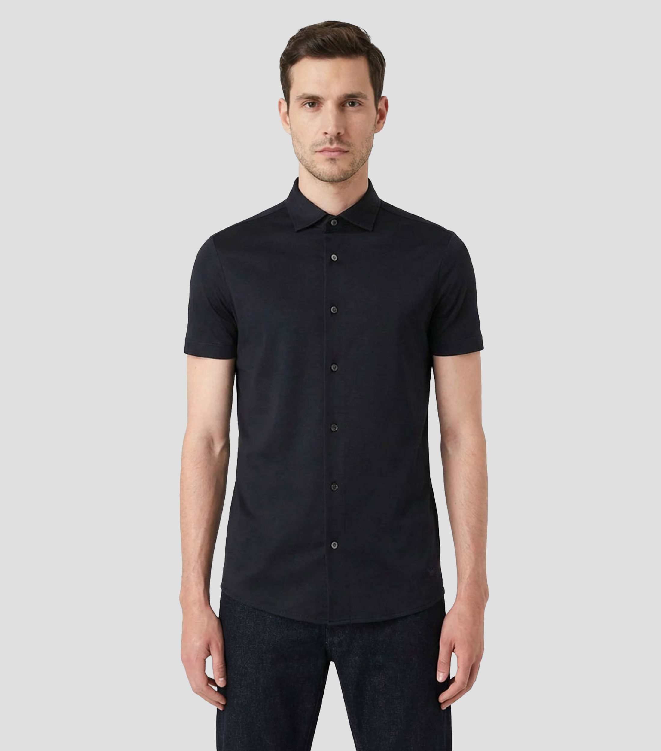 Camisa con manga corta Hombre